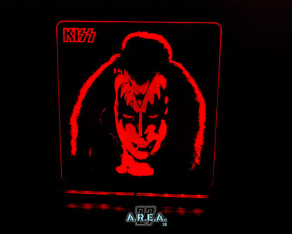 Luminária KISS - Gene Simmons